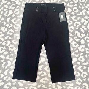 Rekucci - Pull-up Black Capris Dress Pants